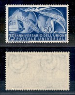 REPUBBLICA - REPUBBLICA - 1949 - 50 Lire UPU (599) - Gomma Integra (70) - Sonstige & Ohne Zuordnung