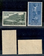 REPUBBLICA - REPUBBLICA - 1950 - UNESCO (618/619) - Serie Completa - Gomma Integra (100) - Andere & Zonder Classificatie