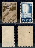 REPUBBLICA - REPUBBLICA - 1951 - Fiera Di Milano (657/658) - Serie Completa - Gomma Integra (125) - Sonstige & Ohne Zuordnung