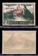 SAN MARINO - SAN MARINO - 1951 - 300 Lire Su 500 Lire Giornata Filatelica (98 Aerea) - Gomma Integra (80) - Altri & Non Classificati