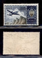 SAN MARINO - SAN MARINO - 1954 - 100 Lire Aereo (12 Aerea) - Gomma Integra (175) - Altri & Non Classificati