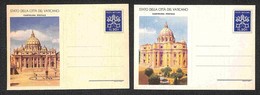 VATICANO - VATICANO - Cartoline Postali - 1950 - 20 Lire Vedute (C10-1/2) - Le Due Diverse Vedute - Nuove Perfette (60) - Altri & Non Classificati
