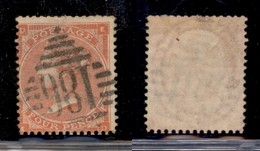 ESTERO - GRAN BRETAGNA - 1863 - 4 Pence Regina Vittoria (19 II) - Usato (50) - Other & Unclassified