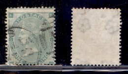 ESTERO - GRAN BRETAGNA - 1862 - 1 Shilling Regina Vittoria (22a) - Usato (120) - Otros & Sin Clasificación