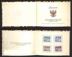 ESTERO - INDONESIA - 1955 - Libretto Souvenir Ufficiale Con Le Emissioni Complete Dell'anno (134/161) - Gomma Originale - Other & Unclassified
