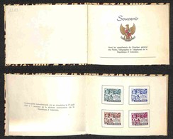 ESTERO - INDONESIA - 1955 - Libretto Souvenir Ufficiale Con Le Emissioni Complete Dell'anno (134/161) - Gomma Originale - Otros & Sin Clasificación