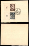 ESTERO - JUGOSLAVIA - 1941 - Mostra Del Francobollo (437/438) - Serie Completa Su Cartoncino FDC 16.3.1941 - Andere & Zonder Classificatie