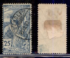 ESTERO - SVIZZERA - 1900 - 25 Cent UPU (73 II) - Usato (40) - Sonstige & Ohne Zuordnung