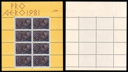 ESTERO - SVIZZERA - 1981 - Minifoglio Pro Aereo (1196) - Gomma Integra (30) - Andere & Zonder Classificatie