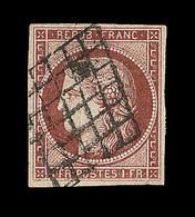 O EMISSION CERES 1849 - O - N°6 - 1F Carmin Foncé - TB - 1849-1850 Cérès