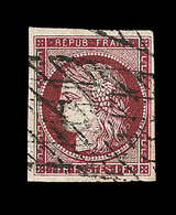 O EMISSION CERES 1849 - O - N°6b- 1F Carmin Foncé - Signé Calves - TB - 1849-1850 Ceres