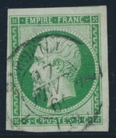 O NAPOLEON NON DENTELE - O - N°12 - 5 C - Pièce De Luxe - TB - 1853-1860 Napoléon III.