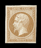 * NAPOLEON NON DENTELE - * - N°13B - Très Bon - Type II - TF - TB - 1853-1860 Napoleon III