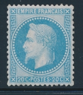 (**) NAPOLEON LAURE - (**) - N°29B - 20c Bleu - TB - 1863-1870 Napoleon III Gelauwerd