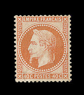 * NAPOLEON LAURE - * - N°31 - 40c Orange - Signé Calves - TB - 1863-1870 Napoleon III With Laurels