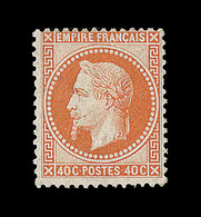 (*) NAPOLEON LAURE - (*) - N°31 - 40c Orange - Signé Gilbert - TB - 1863-1870 Napoléon III. Laure