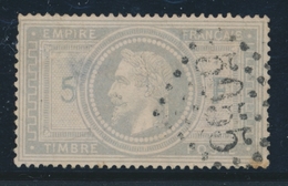 O NAPOLEON LAURE - O - N°33 - Obl. GC 5055 Philippeville - Clair - 1863-1870 Napoleon III With Laurels