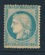 * SIEGE DE PARIS (1870) - * - N°37 - 20c Bleu - TB - 1870 Assedio Di Parigi