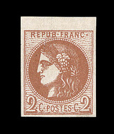 * EMISSION DE BORDEAUX - * - N°40B - BDF - TB - 1870 Bordeaux Printing