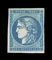 * EMISSION DE BORDEAUX - * - N°45B - Report 2 - Signé Calves/Roig - TB - 1870 Bordeaux Printing