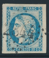 O EMISSION DE BORDEAUX - O - N°46B - Obl. GC2844 - Gdes Marges - Luxe - 1870 Bordeaux Printing