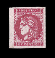 * EMISSION DE BORDEAUX - * - N°49 - 80c Rose - Bdf - TB/SUP - 1870 Bordeaux Printing