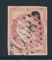 O EMISSION DE BORDEAUX - O - N°49a - 80c Rose - Obl GC1798 - TB - 1870 Bordeaux Printing