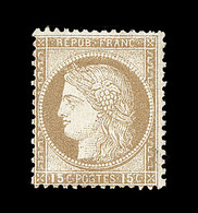 * CERES III ème REPUBLIQUE - * - N°55 - 15c Bistre - Comme ** -TB - 1871-1875 Cérès