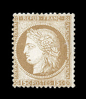 (**) CERES III ème REPUBLIQUE - (**) - N°55 - 15c Bistre - TB - 1871-1875 Cérès