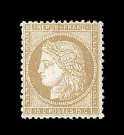 * CERES III ème REPUBLIQUE - * - N°59 - 15c Bistre - TB - 1871-1875 Cérès