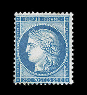 * CERES III ème REPUBLIQUE - * - N°60B - 25c Bleu - Type II - Signé Calves - TB - 1871-1875 Ceres