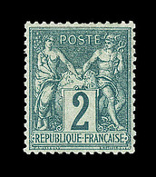 * TYPE SAGE - * - N°62 - 2c Vert - TB Centrage -TB - 1876-1878 Sage (Type I)