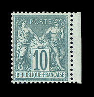 * TYPE SAGE - * - N°65 - 10c Vert - Petit BDF - Signé A. Brun - TB - 1876-1878 Sage (Typ I)