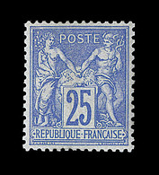 ** TYPE SAGE - ** - N°78 - 25c Outremer - TB Centrage - Signé Calves - TB - 1876-1878 Sage (Typ I)