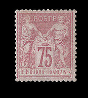 * TYPE SAGE - * - N°81 - 75c Rose - Signé Calves - Comme ** - TB - 1876-1878 Sage (Typ I)