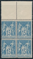 ** VARIETES SUR CLASSIQUES - ** - N°90 - Bloc De 4 - BDF - Impression Recto-verso - TB - Ohne Zuordnung