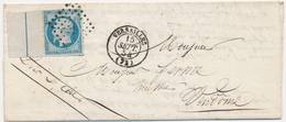 LAC N°14A - 20c Bleu - BDF Avec Filet D'encadrement S/lettre - TB - 1849-1876: Klassik