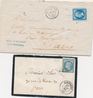 L/LAC MARINGUES S/2plis Dt N°14A - N°29B (piquage) B/TB - Altri & Non Classificati