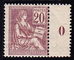 ** TYPE MOUCHON - ** - N°113 - BDF - Millésime 0 - Pli Horizontal - Aspect TB - 1900-02 Mouchon