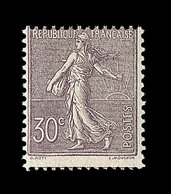 ** TYPE SEMEUSE LIGNEE - ** - N°133 - 30c Lilas - TB - 1903-60 Säerin, Untergrund Schraffiert