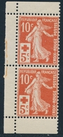 ** PERIODE SEMI-MODERNE - ** - N°147 - Paire Vertic. De Carnet - TB - Unused Stamps