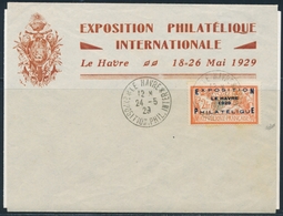 L PERIODE SEMI-MODERNE - L - N°257A - Obl. Expo Le Havre - 24/5/29 - S/env. à Entête De L'Expo - Signé Calves - TB - Unused Stamps