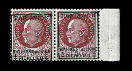 ** POSTE AERIENNE MILITAIRE - ** - N°3 - Paire - BDF - Signé Robineau - TB - Posta Aerea Militare