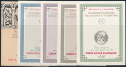 ** CARNETS CROIX-ROUGE - ** - N°2005/09 - Années 1956/60 - TB - Rode Kruis