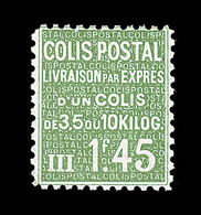 ** COLIS POSTAUX - ** - N°99 - 1F45 Vert Signé - TB - Neufs