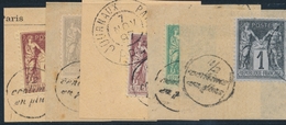 F TIMBRES JOURNAUX - F - N°13/17 - 5 Fgts - TB - Kranten