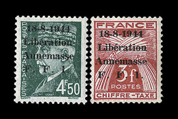 * LIBERATION (Réf. MAYER 2015) - * - Annemasse - N°1/11, 12T/8T - TB - Befreiung