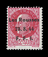 ** LIBERATION (Réf. MAYER 2015) - ** - Les Rousses - 2F40 Rouge - Essai - Signé MAYER /Scheller - TB - Befreiung