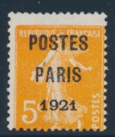 (*) PREOBLITERES - (*) - N°27 - 5c Orange - Décentré -B - 1893-1947