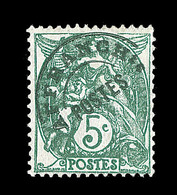 (*) PREOBLITERES - (*) - N°41c - 5c Vert - Surcharge Verte - TB - 1893-1947